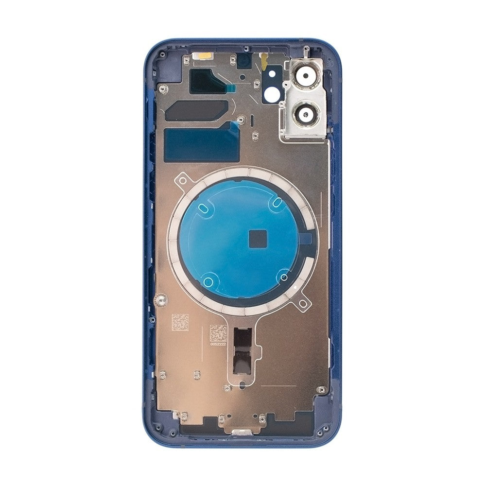 Rear Housing for iPhone 12 (NO LOGO)-Blue Rear Housing for iPhone 12 (NO LOGO)-Blue